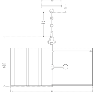 A thumbnail of the Visual Comfort AH5215 AH5215 Line Drawing