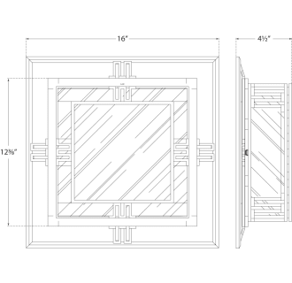 A thumbnail of the Visual Comfort TOB4220 TOB4220 Line Drawing