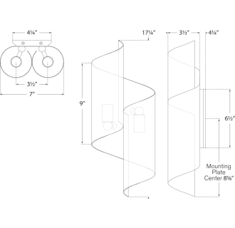 A thumbnail of the Visual Comfort ARN2065 ARN2065 Line Drawing