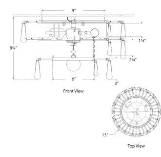 A thumbnail of the Visual Comfort ARN4170 ARN4170 Line Drawing