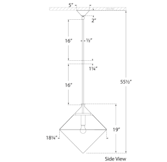 A thumbnail of the Visual Comfort ARN5357 ARN5357 Line Drawing