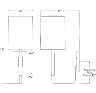 A thumbnail of the Visual Comfort BBL2132 BBL2132 Line Drawing