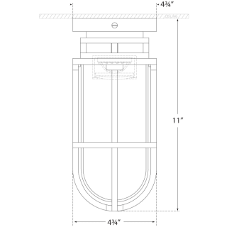 A thumbnail of the Visual Comfort CHC4484 CHC4484 Line Drawing