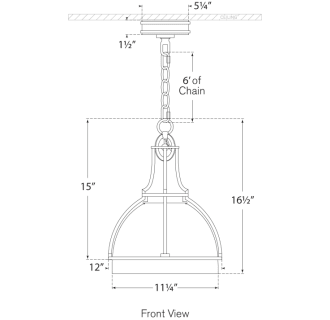 A thumbnail of the Visual Comfort CHC5481 CHC5481 Line Drawing