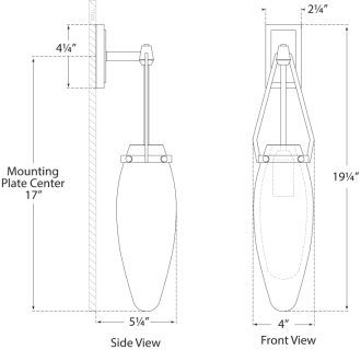 A thumbnail of the Visual Comfort CHD2420 CHD2420 Line Drawing