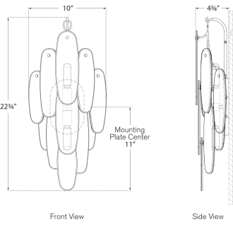 A thumbnail of the Visual Comfort CHD2917 CHD2917 Line Drawing