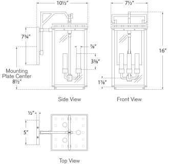 A thumbnail of the Visual Comfort CHO2611 CHO2611 Line Drawing