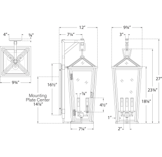 A thumbnail of the Visual Comfort CHO2788 CHO2788 Line Drawing