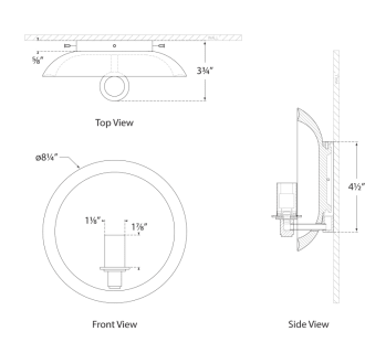 A thumbnail of the Visual Comfort CS2605 CS2605 Line Drawing