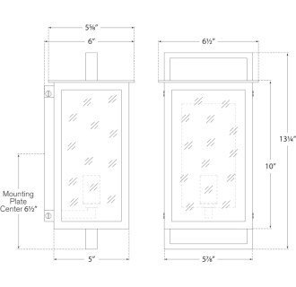 A thumbnail of the Visual Comfort S 2190-CG S 2190-CG Line Drawing