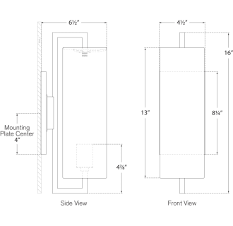 A thumbnail of the Visual Comfort S2520 S2520 Line Drawing