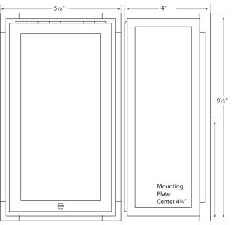 A thumbnail of the Visual Comfort TOB2003 TOB2003 Line Drawing