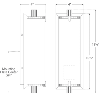 A thumbnail of the Visual Comfort TOB2184 TOB2184 Line Drawing