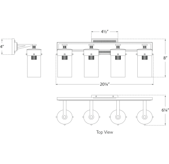 A thumbnail of the Visual Comfort TOB2316 TOB2316 Line Drawing