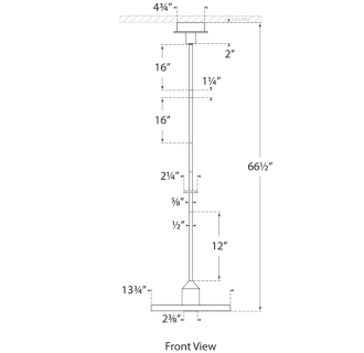 A thumbnail of the Visual Comfort TOB5192 TOB5192 Line Drawing