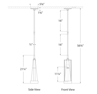 A thumbnail of the Visual Comfort TOB5275 TOB5275 Line Drawing