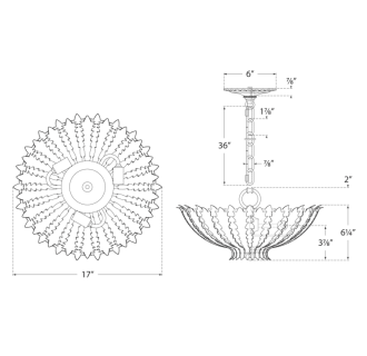 A thumbnail of the Visual Comfort ARN 4011 ARN 4011 Line Drawing