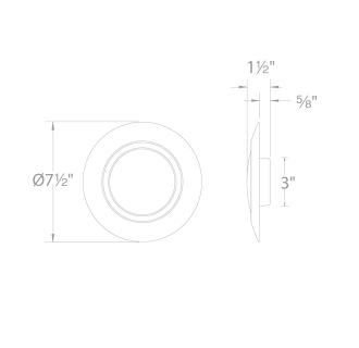 A thumbnail of the WAC Lighting FM-616G2-930-10 line drawing