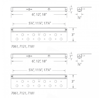 A thumbnail of the WAC Lighting 7031 Line Drawing