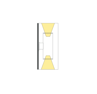 A thumbnail of the WAC Lighting DC-WD05-FS WAC Lighting-DC-WD05-FS-Light Direction Diagram