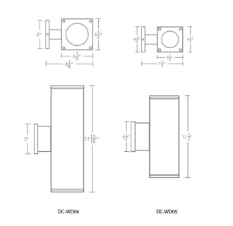 A thumbnail of the WAC Lighting DC-WD05-UB WAC Lighting-DC-WD05-UB-Line Drawing