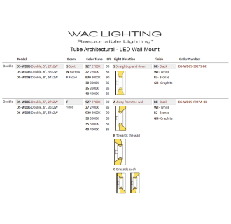 A thumbnail of the WAC Lighting DS-WD08-SS WAC Lighting-DS-WD08-SS-Line Drawing