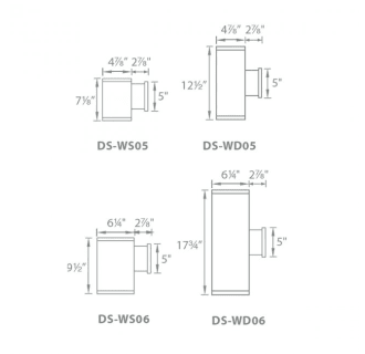 A thumbnail of the WAC Lighting DS-WS06-U WAC Lighting DS-WS06-U