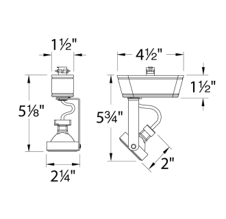 A thumbnail of the WAC Lighting HHT-180 Line Drawing