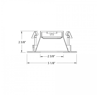 A thumbnail of the WAC Lighting HR-D412-S Line drawing