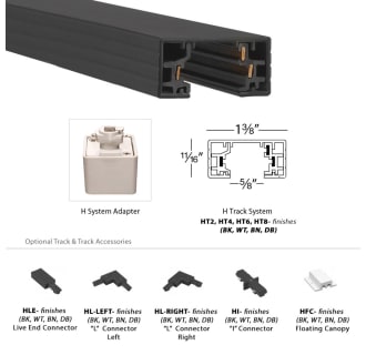 A thumbnail of the WAC Lighting HT2 WAC Lighting-HT2-Optional Track Accessories