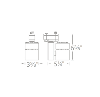 A thumbnail of the WAC Lighting J-1035F WAC Lighting-J-1035F-Line Drawing