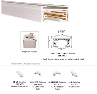 A thumbnail of the WAC Lighting J2-T4 WAC Lighting-J2-T4-Optional Track Accessories