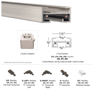 A thumbnail of the WAC Lighting JT2 WAC Lighting-JT2-Optional Track Accessories