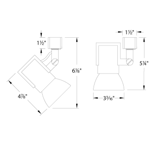 A thumbnail of the WAC Lighting JTK-773 WAC Lighting-JTK-773-Line Drawing