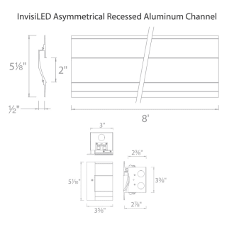 A thumbnail of the WAC Lighting LED-T-RCH2 WAC Lighting-LED-T-RCH2-Line Drawing