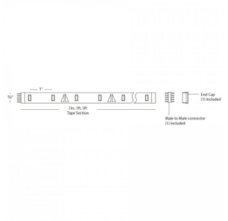 A thumbnail of the WAC Lighting LED-T24-2IN WAC Lighting-LED-T24-2IN-Line Drawing