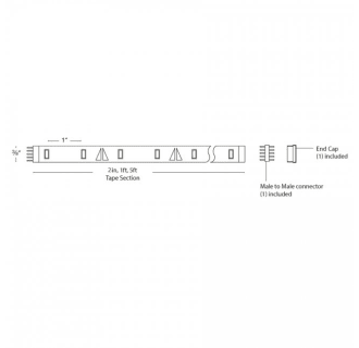 A thumbnail of the WAC Lighting LED-T24L-2IN10 WAC Lighting-LED-T24L-2IN10-Line Drawing