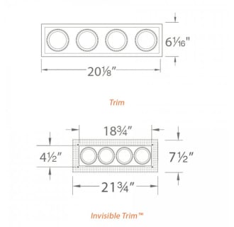 A thumbnail of the WAC Lighting MT-4LD416T WAC Lighting-MT-4LD416T-Line Drawing