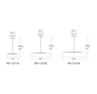 A thumbnail of the WAC Lighting PD-13720 Line Drawing