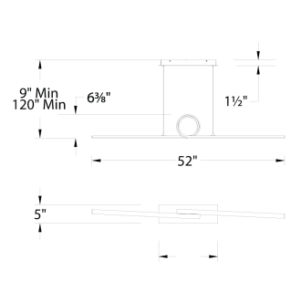 A thumbnail of the WAC Lighting PD-23852 WAC Lighting-PD-23852-Line Drawing