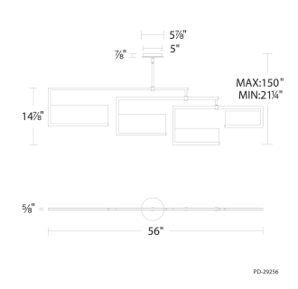 A thumbnail of the WAC Lighting PD-29256 Line Drawing