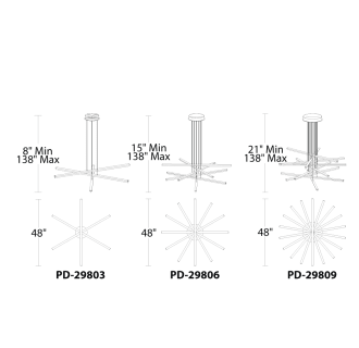 A thumbnail of the WAC Lighting PD-29803 WAC Lighting-PD-29803-Line Drawing