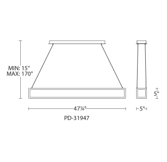A thumbnail of the WAC Lighting PD-31947 Line Drawing