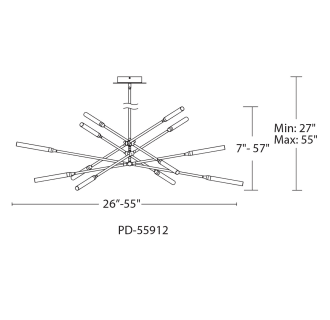 A thumbnail of the WAC Lighting PD-55912 Line Drawing