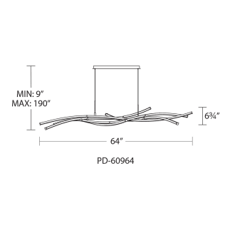 A thumbnail of the WAC Lighting PD-60964 Line Drawing