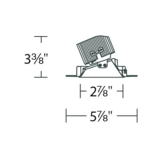 A thumbnail of the WAC Lighting R3ARAL-F WAC Lighting-R3ARAL-F-Line Drawing