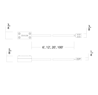 A thumbnail of the WAC Lighting T24-BS-EX2-072 Line Drawings