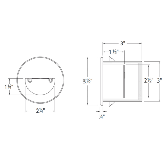 A thumbnail of the WAC Lighting WL-LED300-AM Line Drawing