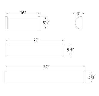 A thumbnail of the WAC Lighting WS-180216 Line drawing