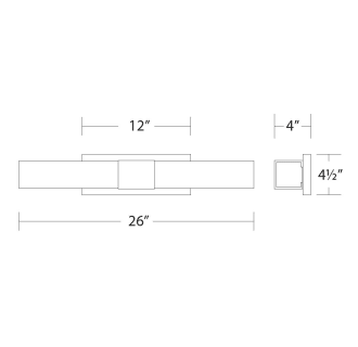 A thumbnail of the WAC Lighting WS-240926-CS Alternate Image